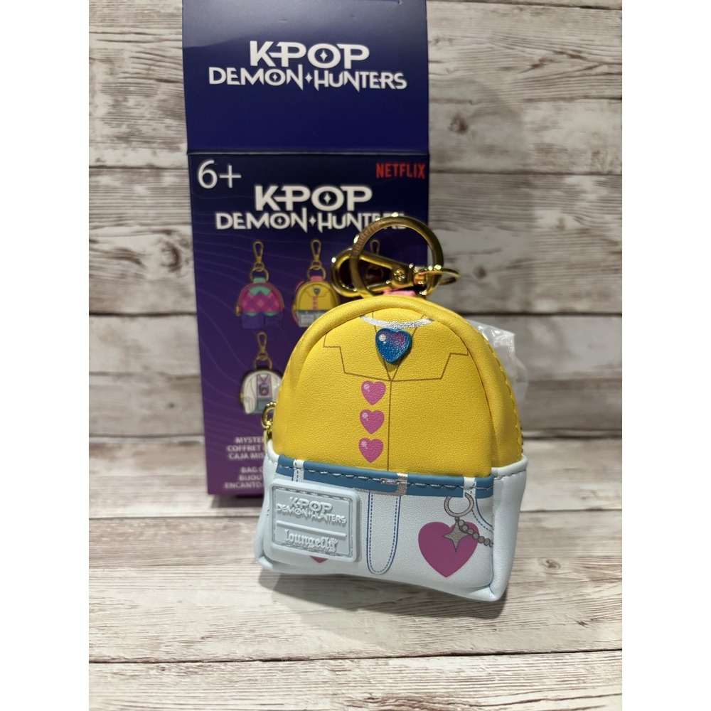 Loungefly Romance KPop Demon Hunters Mystery Mini Backpack Keychain Charm